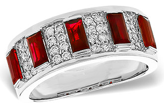 K311-23085: LDS WED RG 1.40 TW RUBY 1.69 TGW