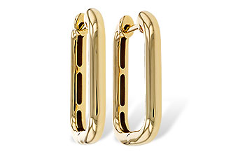 K311-24903: GOLD EARRINGS (23MM)