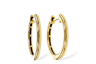 K311-25740: GOLD EARRINGS (16MM)