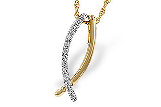 K311-25749: NECKLACE .25 TW