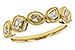 K311-25803: LDS DIA WED RG .34 TW FANCY CUT DIAS