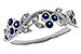 K311-26640: LDS WED RG .23 SAPPHIRE .29 TGW