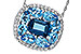 K311-26676: NECKLACE 2.59 TW BLUE TOPAZ 2.75 TGW