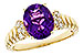 K312-09385: LDS RG 2.12 AMETHYST 2.26 TGW (10x8MM AMY)