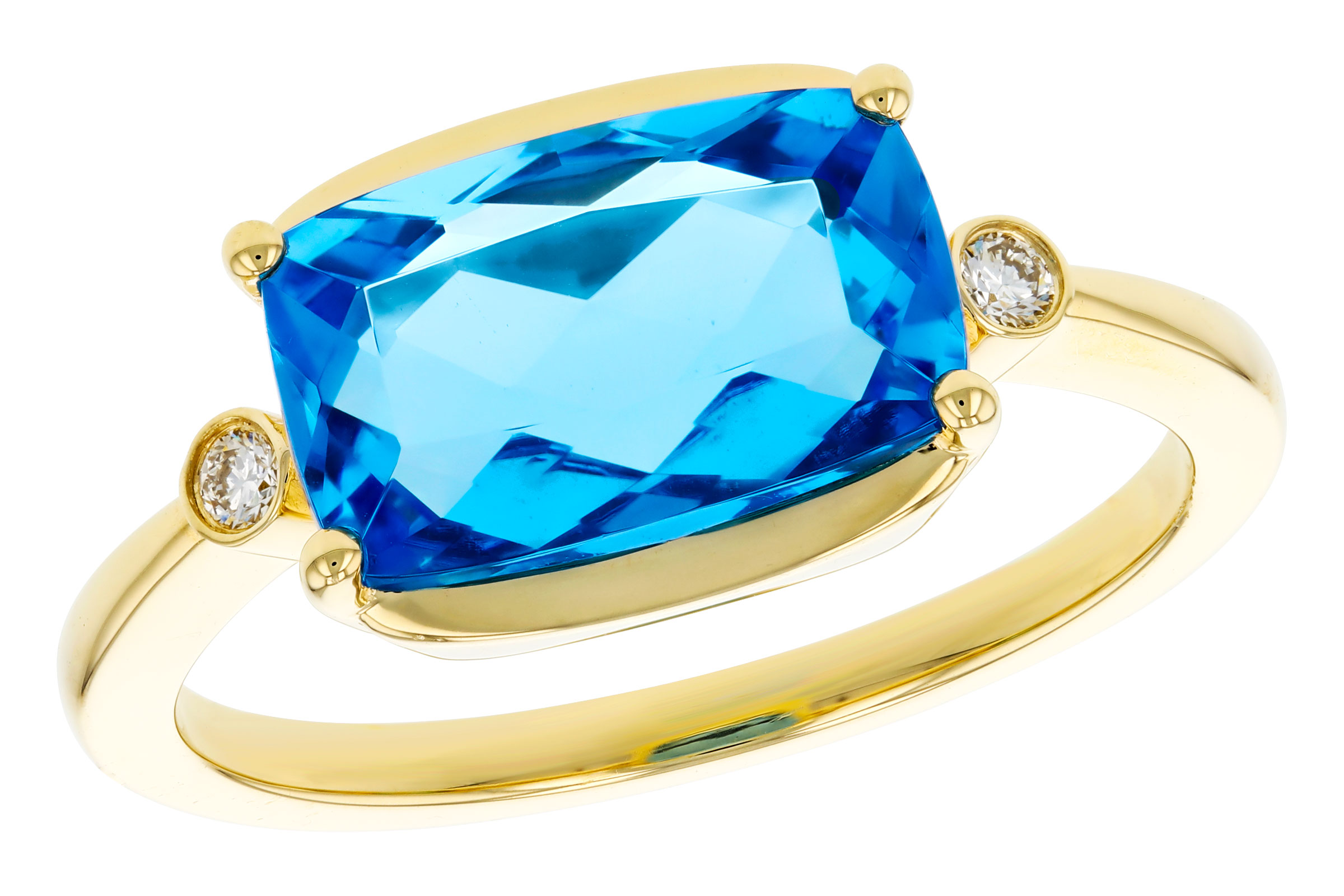 K312-11194: LDS RG 2.88 BLUE TOPAZ 2.92 TGW (11x7MM BT)