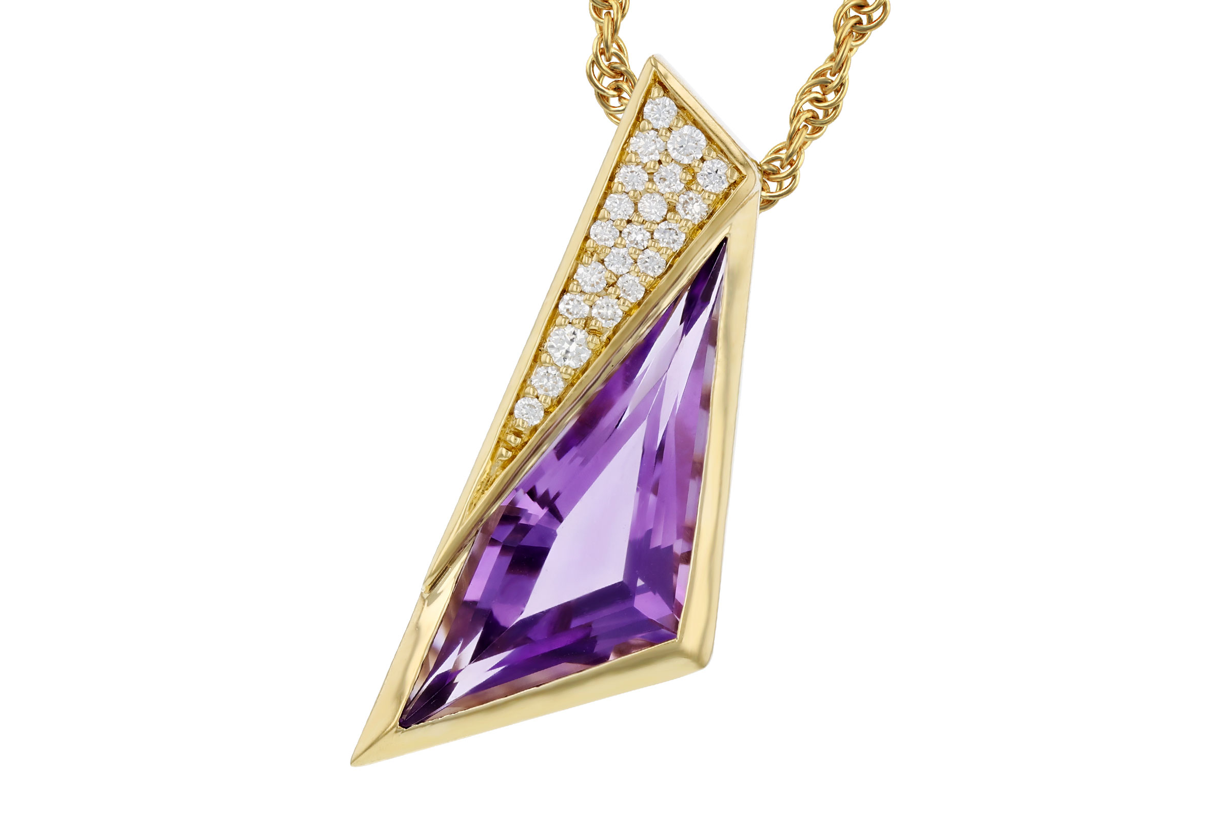 K312-11240: NECKLACE 2.24 AMETHYST 2.33 TGW