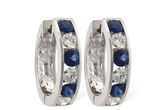 L037-57549: EARRINGS 1.22 SAPH 2.06 TGW