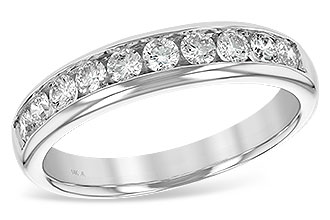 L129-42158: LDS WED RG .50 TW (10 STONES)