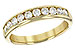 L129-42158: LDS WED RG .50 TW (10 STONES)