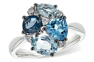 L225-73912: LDS RG 2.57 BLUE TOPAZ 2.65 TGW