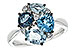 L225-73912: LDS RG 2.57 BLUE TOPAZ 2.65 TGW