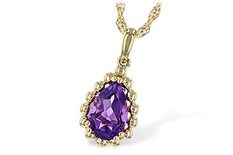 L225-76703: NECKLACE 1.06 CT AMETHYST