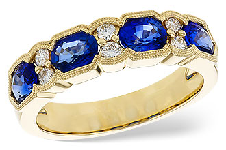 L225-81258: LDS WED RG 1.72 SAPPHIRE 1.90 TGW (5x4MM SAPP)