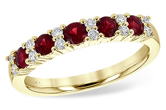 L226-64903: LDS WED RG .66 RUBY .83 TGW