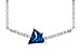 L226-70285: NECK .87 LONDON BLUE TOPAZ .95 TGW