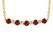 L226-72094: NECK .58 TW RUBY .70 TGW