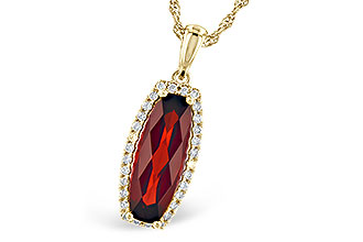 L309-38521: NECK 1.75 GARNET 1.87 TGW