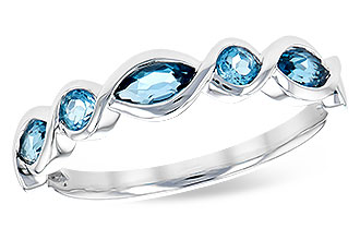 L309-39412: LDS RG .60 TW BLUE TOPAZ