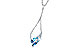 L309-40312: NECK .82 BLUE TOPAZ 1.05 TGW