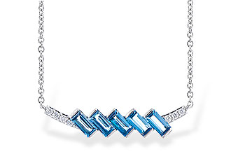 L309-43976: NECK .75 LONDON BLUE TOPAZ .80 TGW