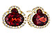 L309-43985: EARR 2.85 TW GARNET 3.06 TGW