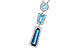 L310-29385: NECK 3.26 TW BLUE TOPAZ 3.50 TGW