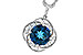 L310-30340: NECK 2.90 LONDON BLUE TOPAZ 3.05 TGW (9MM LBT)