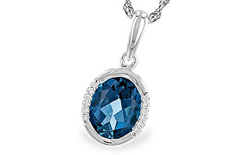 L310-31249: NECK 1.90 TW LONDON BLUE TOPAZ 1.93 TGW (9x7 LBT)