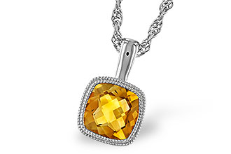 L310-33912: NECKLACE .75 CT CITRINE