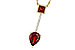 L311-20285: NECKLACE 2.15 GARNET 2.20 TGW