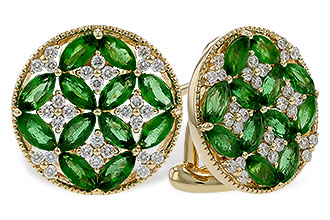 L311-21194: EARRINGS 1.66 TW EMERALD 1.96 TGW