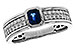 L311-24894: LDS RG .55 SAPPHIRE .88 TGW (5x4MM SA)
