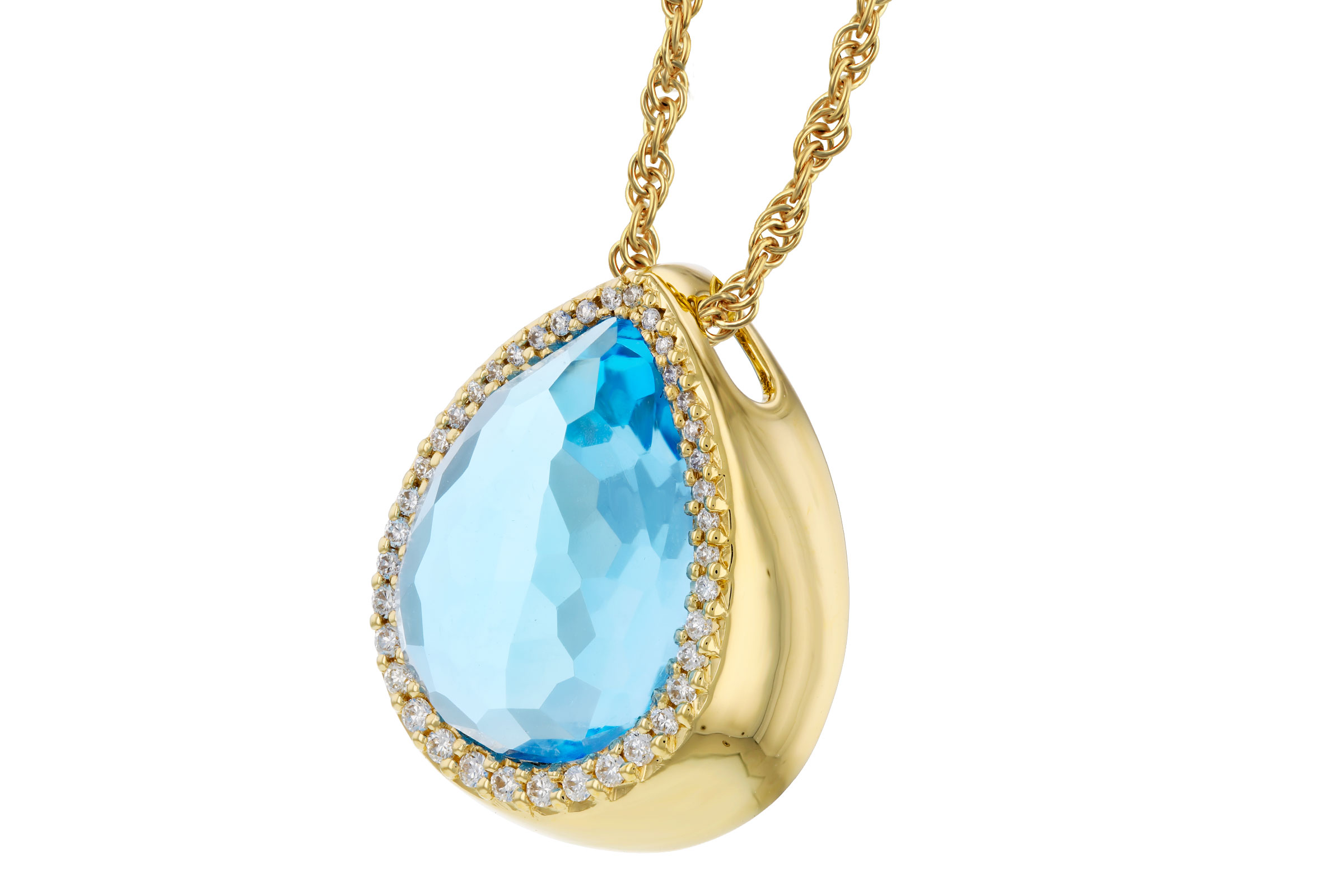 L312-10349: NECK 5.78 LONDON BLUE TOPAZ 5.92 TGW (14x10MM)