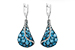 M223-95749: EARR 6.86 BLUE TOPAZ 7.05 TGW