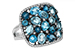 M223-95758: LDS RG 3.67 BLUE TOPAZ 3.94 TGW