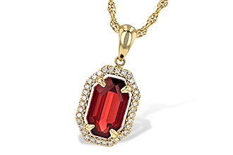 M226-69421: NECK 1.66 GARNET 1.75 TGW