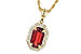 M226-69421: NECK 1.66 GARNET 1.75 TGW
