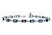 M309-38494: BRACELET 7.90 LONDON BLUE TOPAZ 8.13 TGW