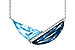 M309-39421: NECK 4.66 BLUE TOPAZ 4.75 TGW (18")