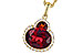 M309-43985: NECK 3.02 TW GARNET 3.16 TGW