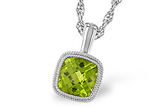 M310-33085: NECKLACE .95 CT PERIDOT