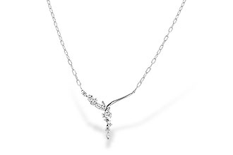 M310-33949: NECKLACE 1.22 TW FANCY CUT DIAMONDS (18")