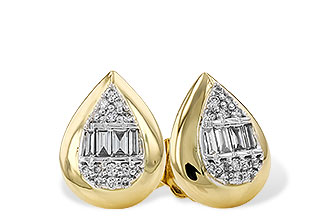 M310-35749: EARRINGS .09 BAG .18 TW