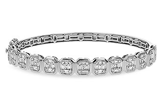 M311-18521: BANGLE .81 TW BAGUETTE 1.00 TW