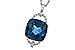 M311-19421: NECK 9.00 LONDON BLUE TOPAZ 9.20 TGW (12MM LBT)