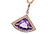 M311-20285: NECKLACE 2.80 AMETHYST 2.97 TGW