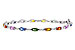 M311-20349: BRACELET 4.76 MULTI-COLOR SAPPH 5.08 TGW (7")