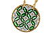 M311-20358: NECK 1.02 EMERALD TW 1.32 TGW