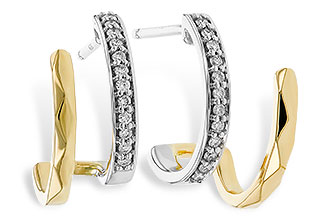 M311-22103: EARRINGS .12 TW