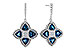 M311-23012: EARRINGS 1.73 LONDON BLUE TOPAZ 1.82 TGW